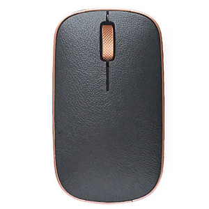 AZIO Retro Classic Artisan Bluetooth & RF Wireless Mouse Leather Trim