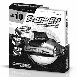 Ballistic SDHPTK Trunk Kit 10 Panels Sound Vibration Dampening Ballistic SDHPTK Trunk Kit 10 Panels Sound Vibration Dampening