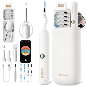Bebird EarSight Plus Compact All-in-1 Visual Ear Wax Remover - White