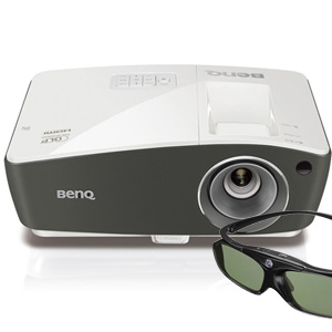 BenQ TH670 + 3D Glasses DLP Full HD 1080P Home Cinema Projector