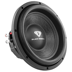 Black Diamond DIA-10D4 10" Car Subwoofer 4-Ohms DVC 440W Max  Black Diamond DIA-10D4 10" Car Subwoofer 4-Ohms DVC 440W Max