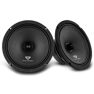 Black Diamond DIA-CM8.4B 8" Mid-Range 4-Ohm Speakers (Pair)  Black Diamond DIA-CM8.4B 8" Mid-Range 4-Ohm Speakers (Pair)