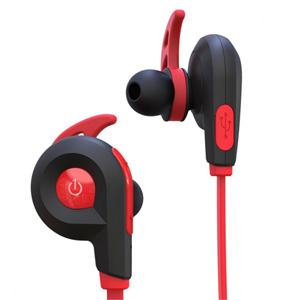 BlueAnt Pump Lite Sport Bluetooth In-Ear Earbuds (Red)