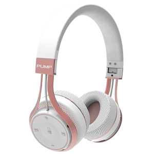 Blueant Pump Soul Wireless Bluetooth Headphones White Rose Gold Blueant Pump Soul Wireless Bluetooth Headphones White Rose Gold