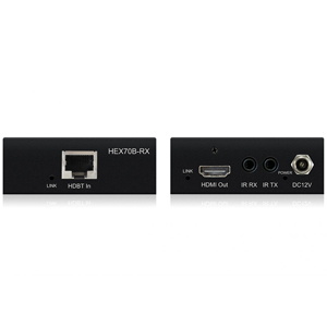 BluStream HEX70B-KIT HDBaseT Extender Set 4K UHD HDMI over CAT Cable