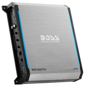 Boss Audio BA800 2 Channel Class A/B Amplifier 2-8 Ohm Stable