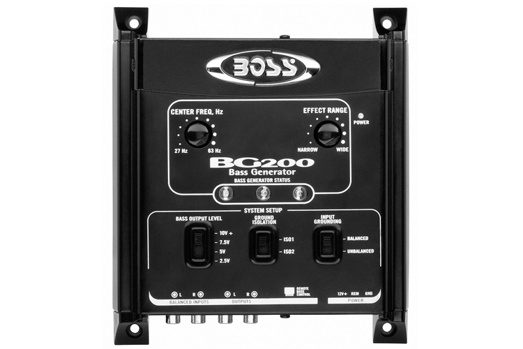 Boss Bx55 2 3 Way Car Audio Electronic Crossover Bass W Remote Control