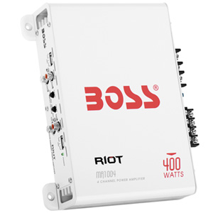 Boss Audio MR1004 400W 4-Channel Marine Amplifier Boss Audio MR1004 400W 4-Channel Marine Amplifier