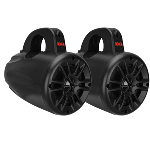 Boss Audio MRWT40 4" Marine Wake Tower Speakers (Pair, Black)