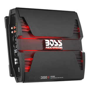 Boss PD3000 3000W Monoblock Phantom Class-D Car Subwoofer Amplifier