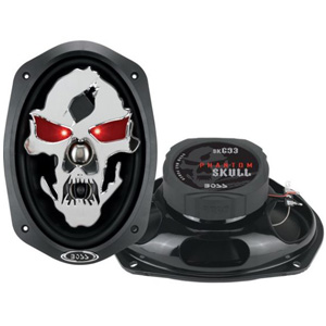 Boss Audio SK693 Phantom 6x9" 3-Way 600W Full Range Speakers