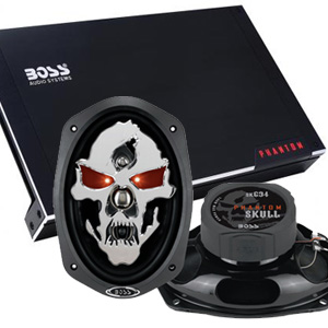 Boss Audio SK694 + PH2.1000 Speaker & Amplifier Combo Boss Audio SK694 + PH2.1000 Speaker & Amplifier Combo