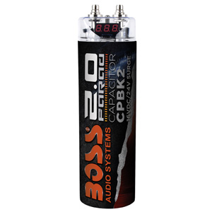 Boss Audio CPBK2 2.0 Farad Digital Capacitor Boss Audio CPBK2 2.0 Farad Digital Capacitor