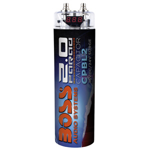 Boss Audio CPBL2 2.0 Farad Digital Capacitor Boss Audio CPBL2 2.0 Farad Digital Capacitor