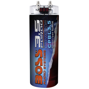 Boss Audio CPBL3.5 3.5 Farad Digital Capacitor Boss Audio CPBL3.5 3.5 Farad Digital Capacitor