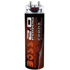 Boss Audio CPRD2 2.0 Farad Digital Capacitor Boss Audio CPRD2 2.0 Farad Digital Capacitor