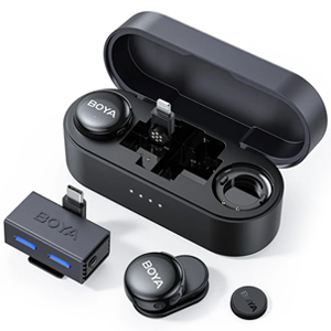 BOYA BOYALINK 3 AI-Powered Wireless Microphone (USB-C, Lightning)