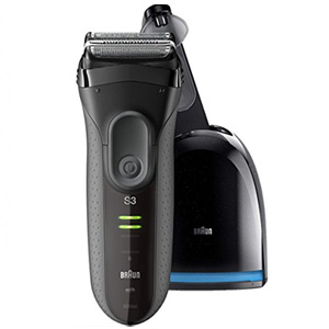 Braun 3050CC Rechargeable Shaver w/ Cleaning & Charging Station