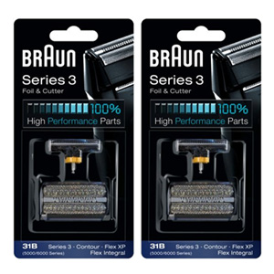 Braun 31B Replacement Foil & Cutter (2 Packs)