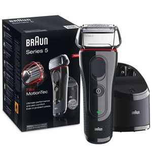 Braun 5050CC Series 5 Cordless Shaver w/ Charge & Clean Station