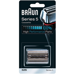 Braun 52S Series 5 Replacement Foil & Cutter Silver Braun 52S Series 5 Replacement Foil & Cutter Silver