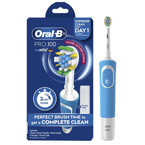 Oral-B Pro 100 Floss Action Electric Toothbrush w/ Case