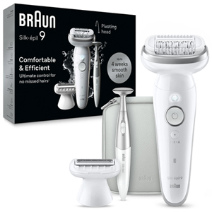 Braun SES9-241 Silk-epil 9 Wet & Dry Epilator - Silver