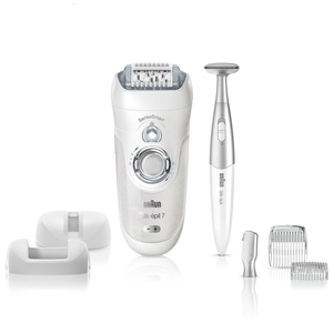 Braun 7890 Silk-epil 7 Cordless Wet & Dry Epilator + Bikini Trimmer