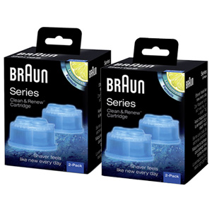 Braun CCR2 Clean & Renew Refill Cartridges (170ml x 4 Pack) Braun CCR2 Clean & Renew Refill Cartridges (170ml x 4 Pack)