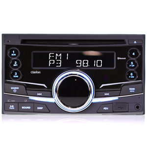 Clarion PX3973AA Double Din Audio Receiver w/ Bluetooth CD USB AUX