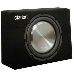 Clarion UB2520X 10" (25cm) Ultra Slim Bass-Refex Subwoofer Box