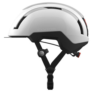Coros SafeSound Urban Smart Cycling Bluetooth Helmet Tail Light White