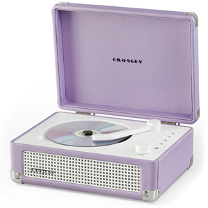 Crosley Cruiser Portable Retro CD Player Bluetooth Speakers, FM Radio