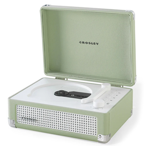 Crosley Cruiser Portable Retro CD Player Bluetooth Speakers, FM Radio