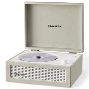 Crosley Voyager Portable Retro CD Player Bluetooth Speakers, FM Radio
