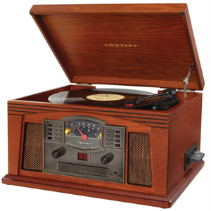 Crosley Lancaster Turntable CD Cassette Radio Crosley Lancaster Turntable CD Cassette Radio
