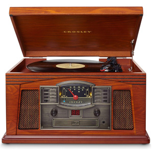 Crosley Lancaster Turntable w/ Bluetooth AM/FM Radio Paprika Crosley Lancaster Turntable w/ Bluetooth AM/FM Radio Paprika
