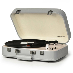 Crosley Coupe Bluetooth Turntable Pitch Control Grey CR6026A-GY Crosley Coupe Bluetooth Turntable Pitch Control Grey CR6026A-GY