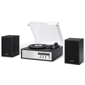 Crosley Sloane Shelf System Turntable - Black