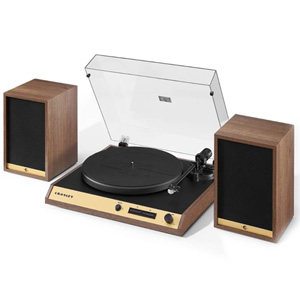 Crosley C72 Record Vinyl Turntable & Speakers