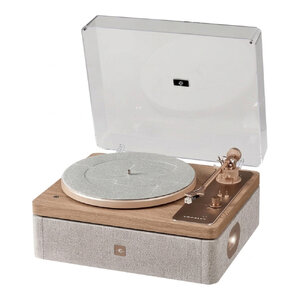 Crosley E100 Bluetooth Record Player Shelf System, Natural Crosley E100 Bluetooth Record Player Shelf System, Natural