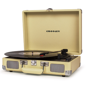 Crosley Cruiser Deluxe Portable Turntable Fawn