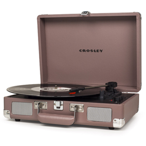 Crosley Cruiser Deluxe Portable Turntable Purple Ash