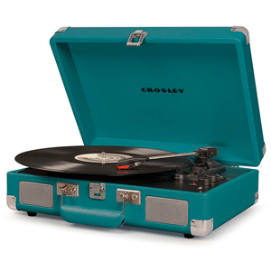 Crosley Cruiser Deluxe Portable Turntable Teal