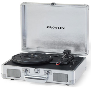 Crosley Cruiser Bluetooth Portable Turntable - Silver