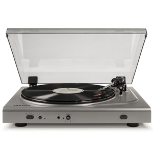 Crosley T300 2 Speed Component Bluetooth Ready Turntable Silver