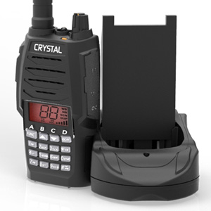 Crystal DBH50R 5W 80-Channel UHF CB Handheld Radio Crystal DBH50R 5W 80-Channel UHF CB Handheld Radio