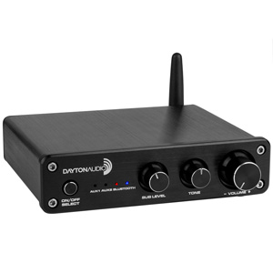 Dayton Audio DTA-2.1BT 200W Class D 2.1 Amplifier w/ Bluetooth Dayton Audio DTA-2.1BT 200W Class D 2.1 Amplifier w/ Bluetooth
