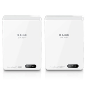 D-Link DHP-701AV PowerLine AV2 2000 Gigabit Network Kit D-Link DHP-701AV PowerLine AV2 2000 Gigabit Network Kit