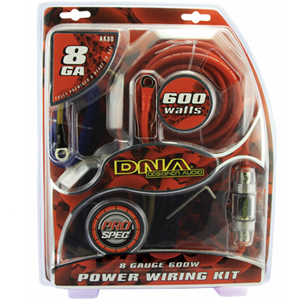 DNA AK80 8-Gauge 600W Amplifier Power Wiring Kit DNA AK80 8-Gauge 600W Amplifier Power Wiring Kit